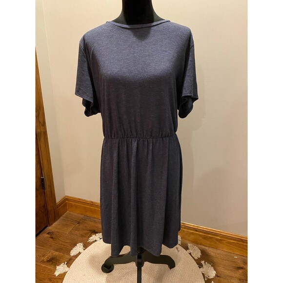 TWO Old Navy Dresses Plus Size XXL Green & Gray T-Shirt Stretchy Soft Casual - Picture 7 of 12